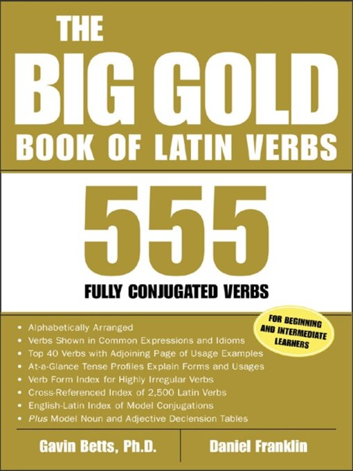 Title details for The Big Gold Book of Latin Verbs by Gavin Betts - Available